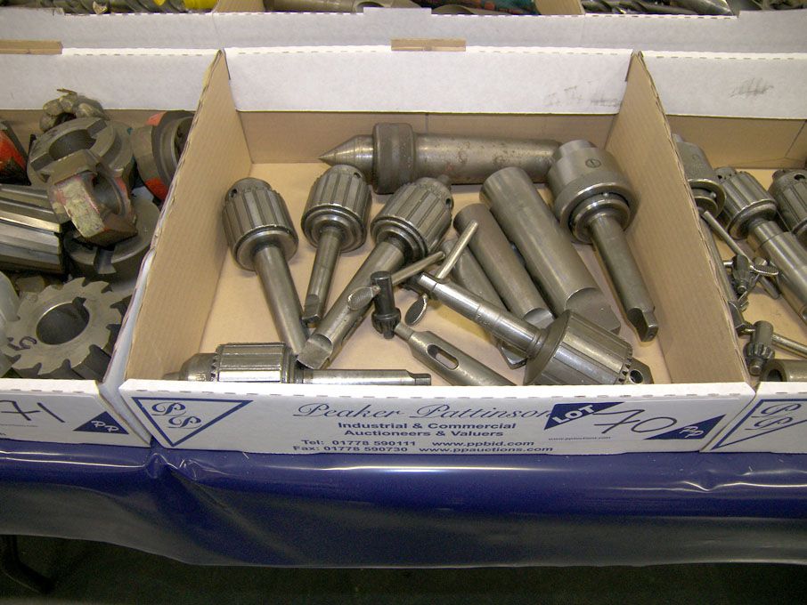 Qty various Jacobs drill chucks & sleeves