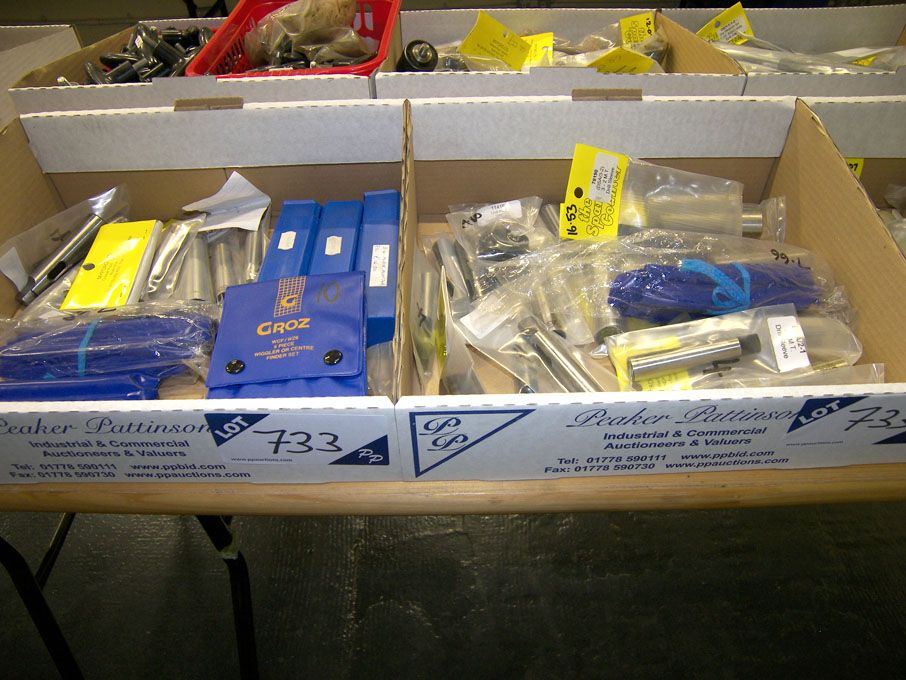 Qty drill sleeves, drill pads, hole punches etc in...