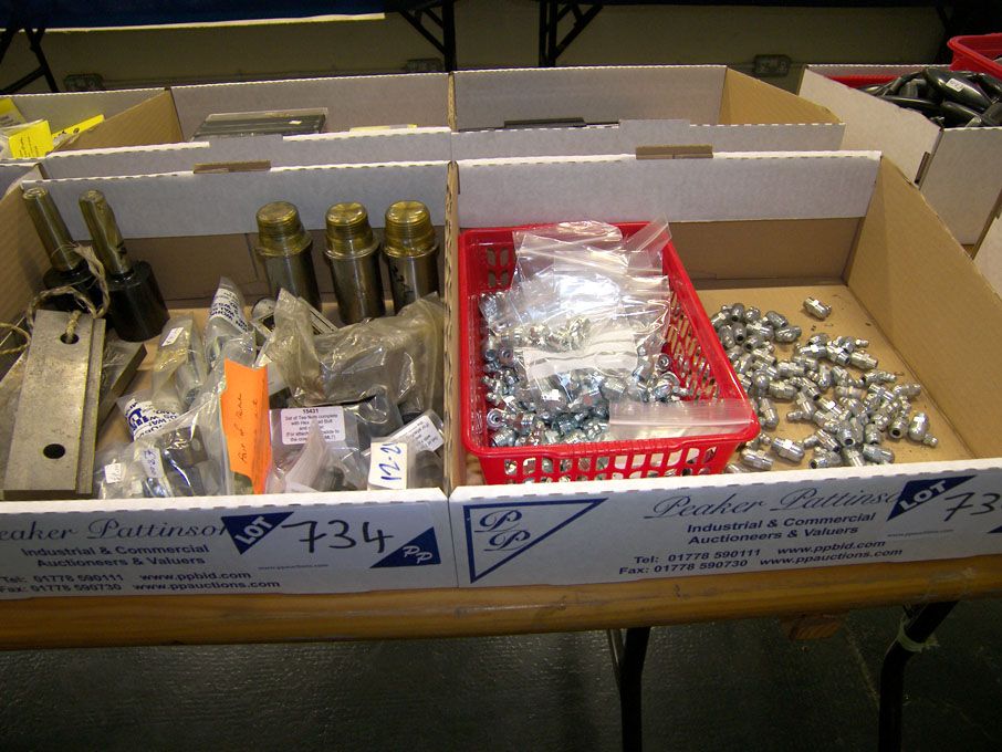 Qty Limit switches, grease nipples, Tee nuts etc i...