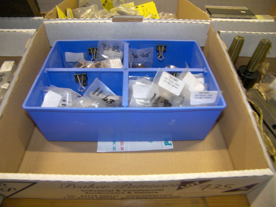 Qty various tooth pinion gears (packaged & unused)
