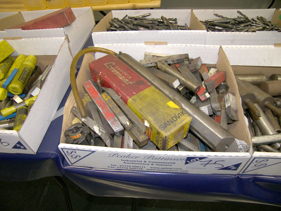 Qty Sandvic etc HSS turning tools, tip boring tool...