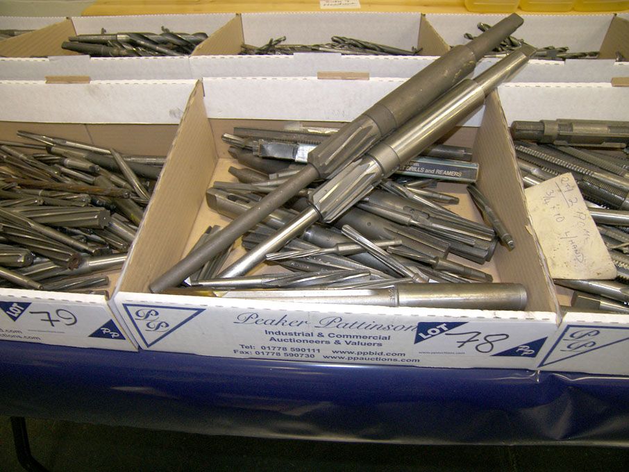 Qty HSS machine reamers to 30mm approx