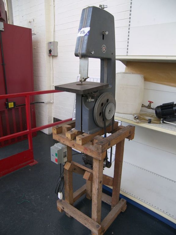 Rockwell Delta vertical bandsaw, 280x260mm table,...