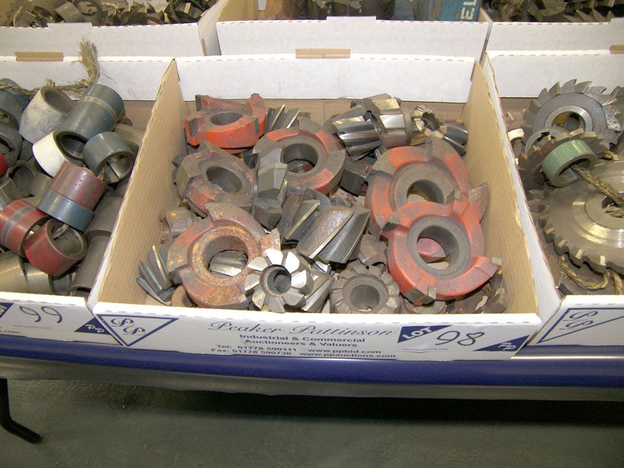 Qty HSS milling cutter / slabs to 5" dia