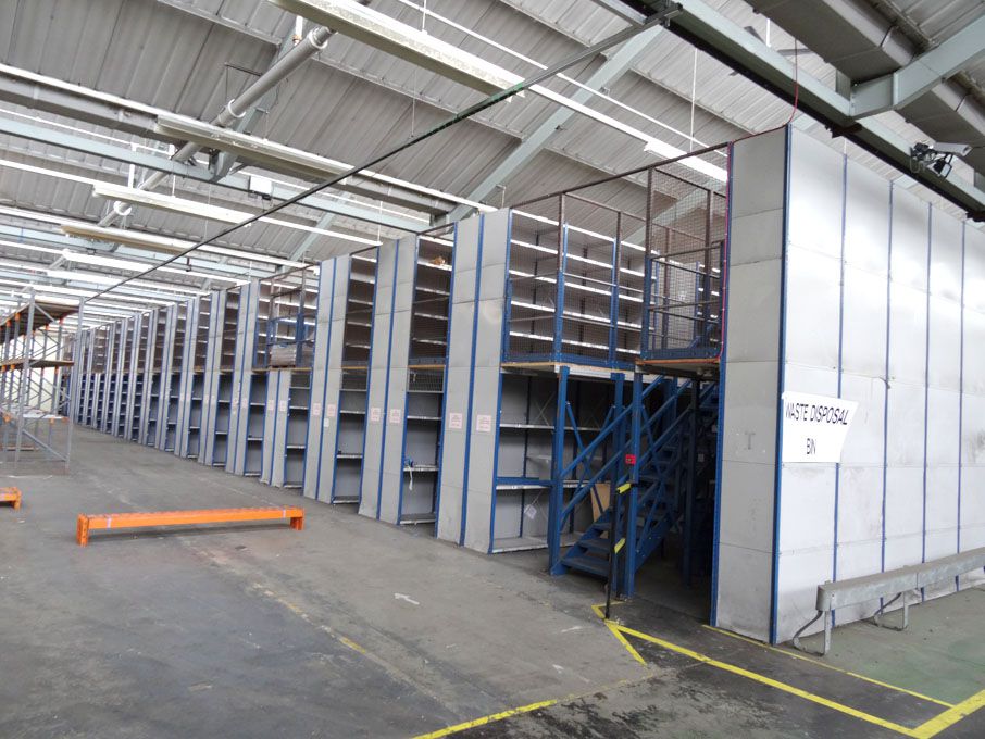 36 bays x 5 shelf light duty component storage sys...