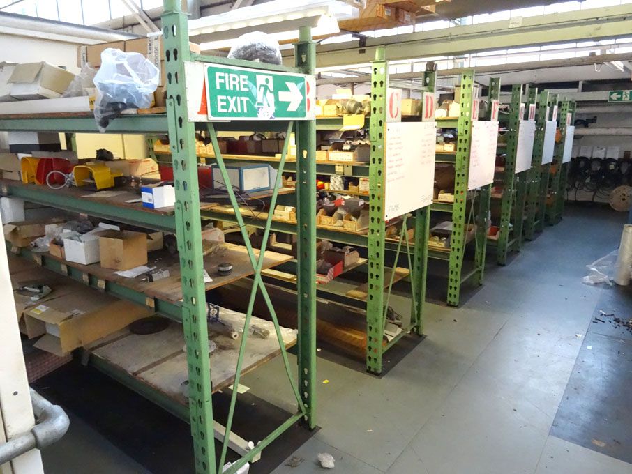 Content of 6 racks inc: cable, relays, fuses, sock...