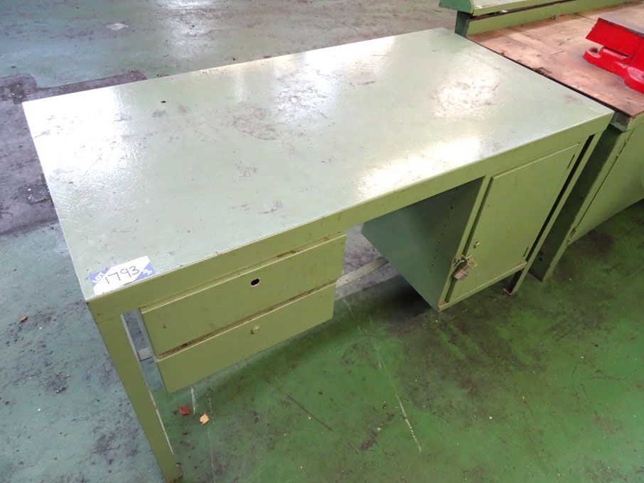 1500x760mm metal frame workbench