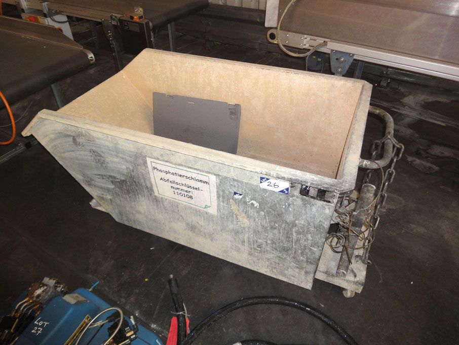 Gaerner 568.958 mobile tipping skip, 0.48m3 capaci...