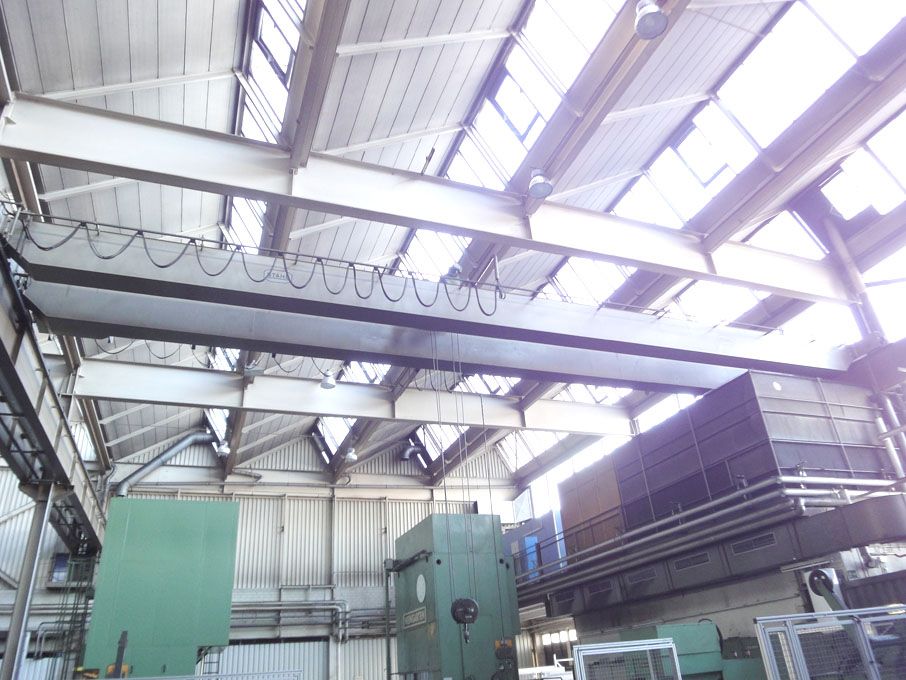 Stahl twin girder overhead crane, 10ton SWL, 20m s...