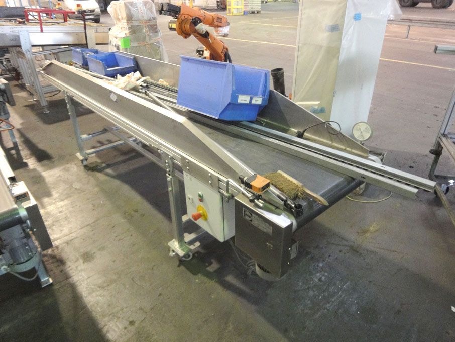 Rowe 80K powered belt conveyor, 600mm wide x 2750m...