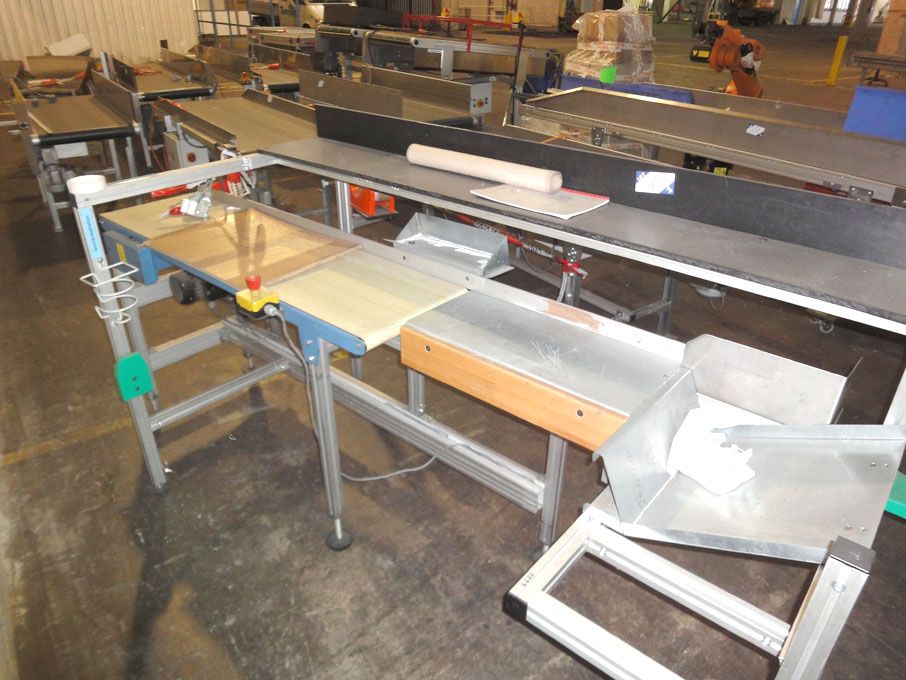Similar 400mm wide powered belt conveyor, 1500mm l...