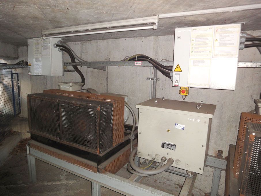 2x Marx MDG9 generator sets, 208v output, 222A, 80...