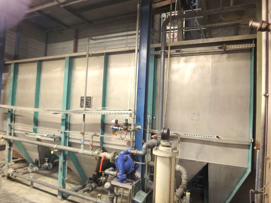 Mathis stainless steel particle separation tank, 1...