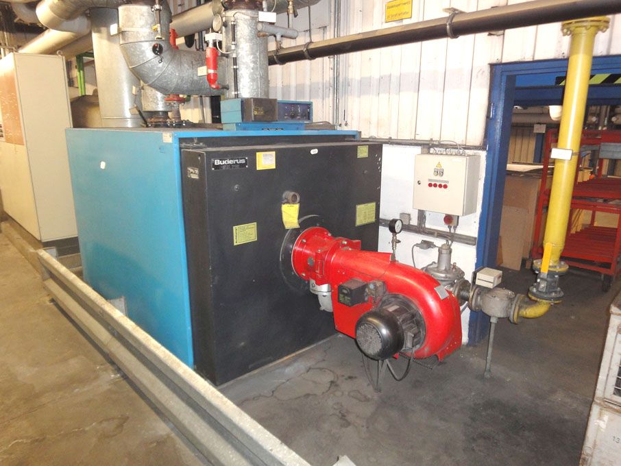 Buderus SK715/125 gas fire boiler, 120degC, 1070lt...