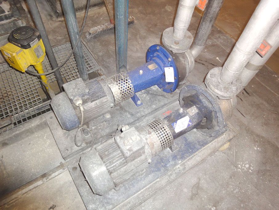 4x KSB Etachram NC50-200 pumps, 3kW on skid