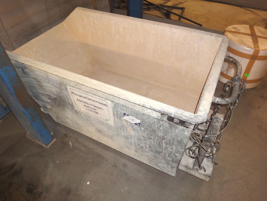 Gaerner 568.958 mobile tipping skip, 0.48m3 capaci...