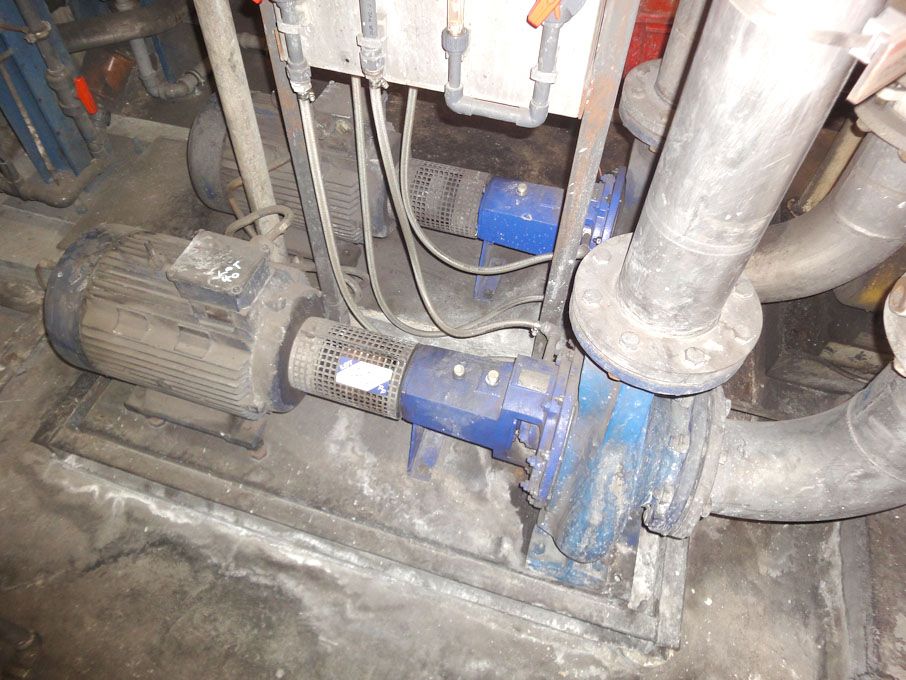 2x KSB Etachram 15kW pumps on skid