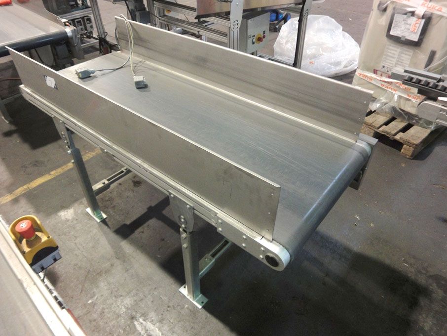 2x Rowe 80K powered belt conveyor, 600mm wide, 275...