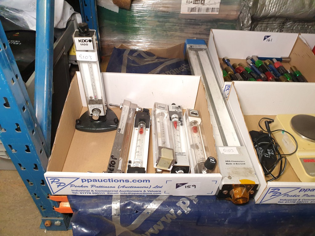 Qty various flow meters (B103) - Lot Located at: P...