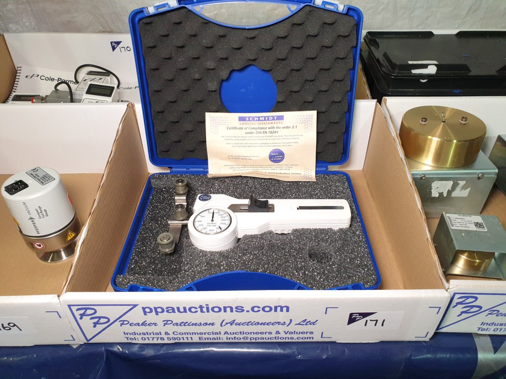 Schmidt DXB-5000-10 tension gauge In blue case (B1...
