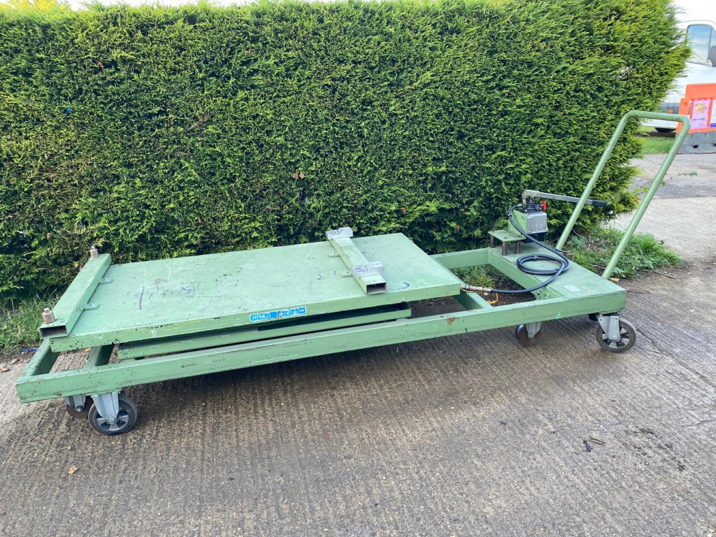 Hymo mobile hydraulic lift platform trolley, 1800x...