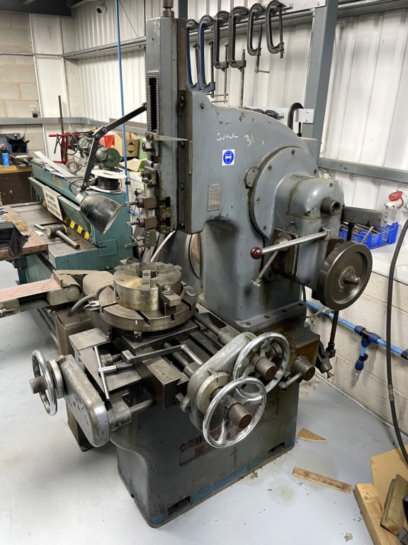 Omerod 0-6” vertical slotter, 50-100SPM, 350mm dia...