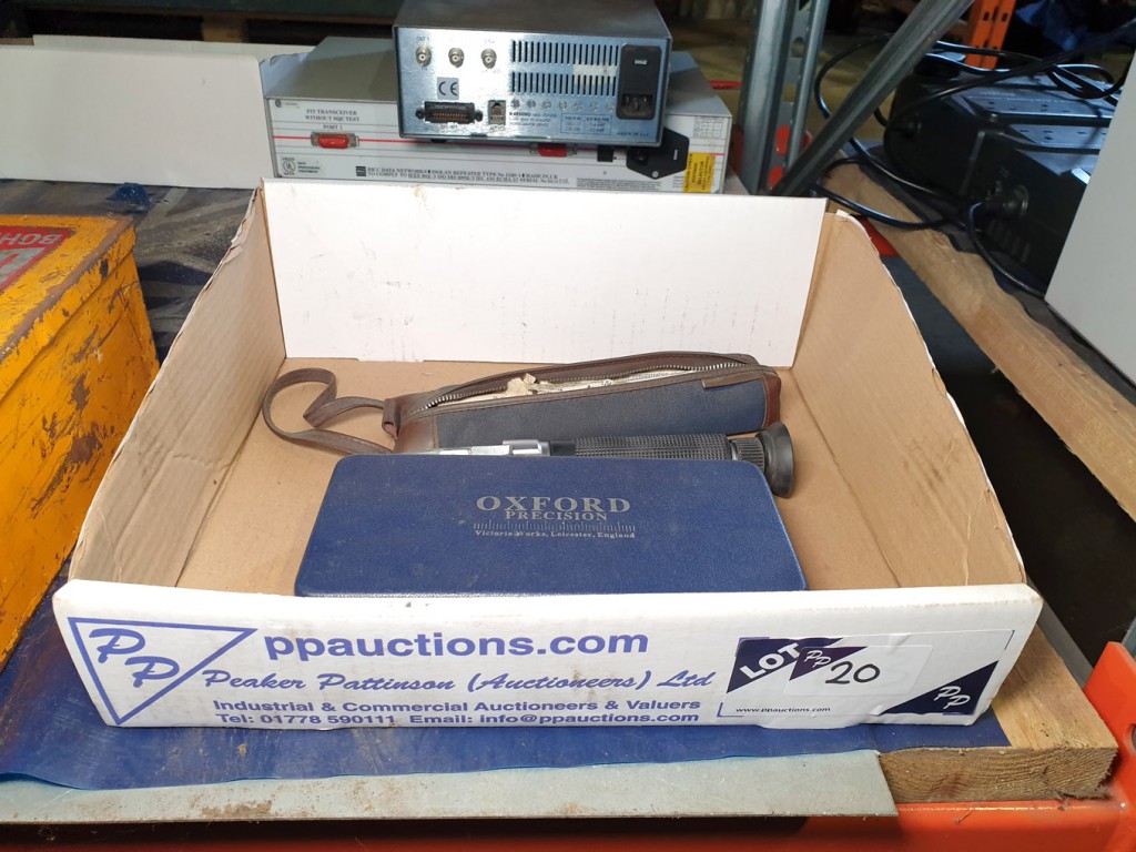 Oxford precision refractometer & similar refractom...