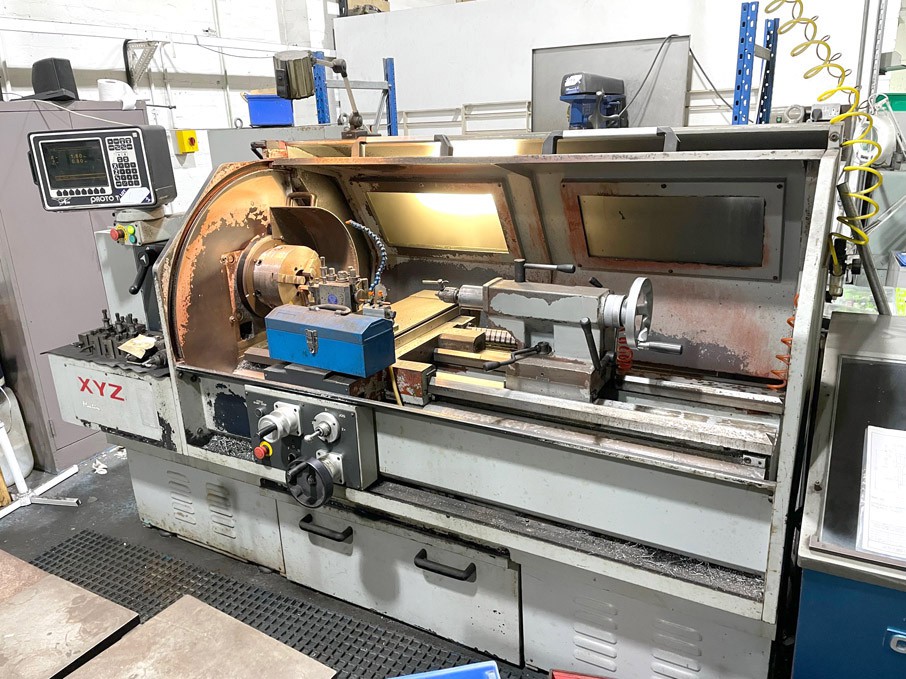 XYZ Proturn CNC lathe, 10” CH x 50” b.c., Proto Tr...