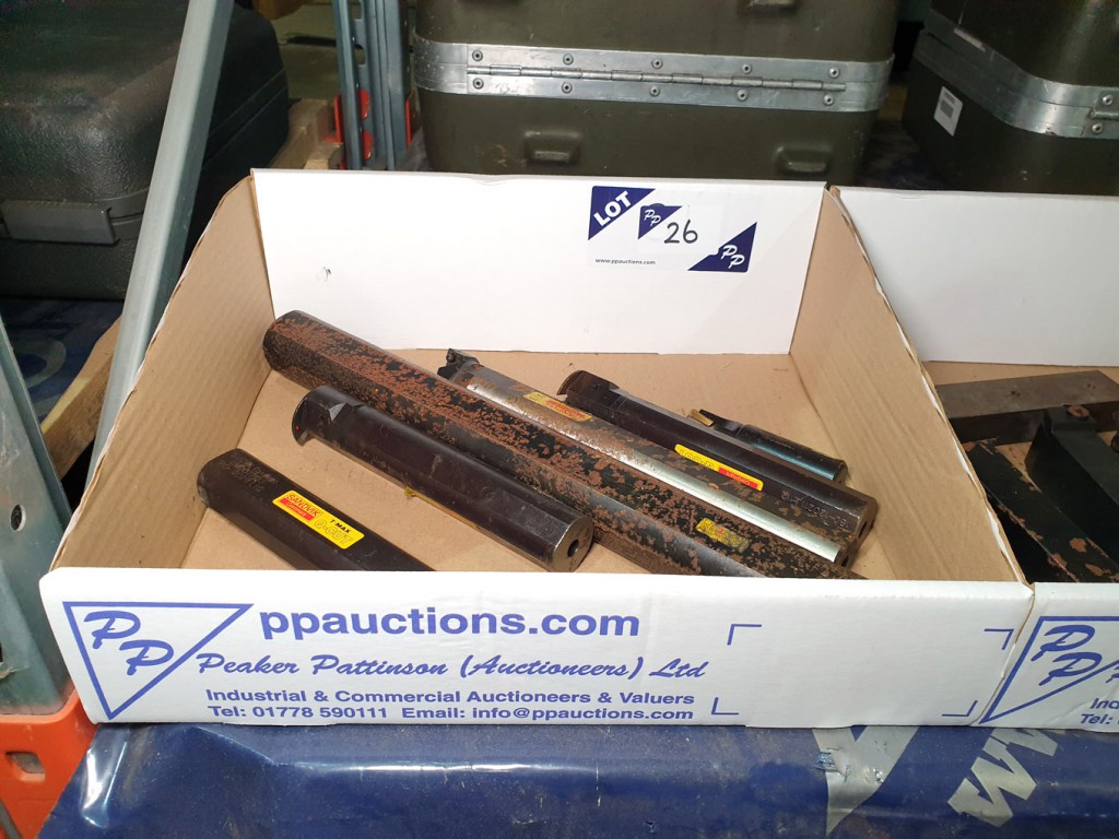 Qty various Sandvik tipped turning tools - Lot Loc...