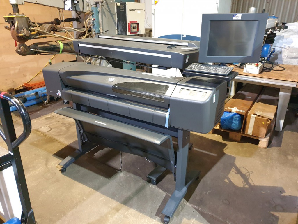HP 800ps DesignJet large format printer, HP 815MFP...