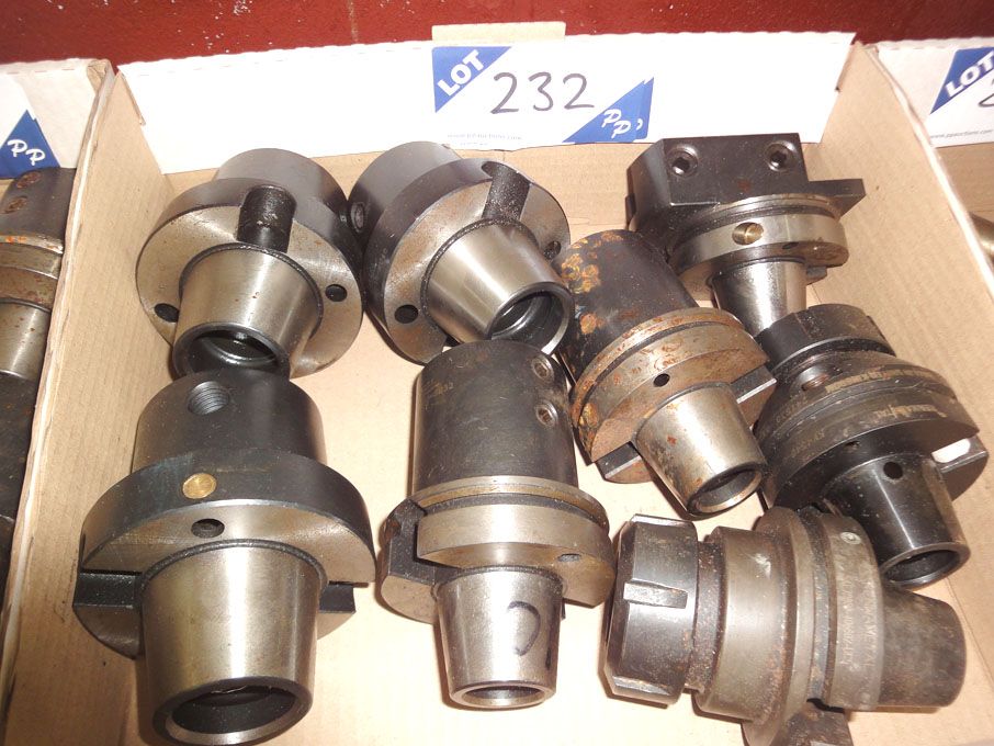 Qty various QCT50-SV40 tool holders - Lot located...