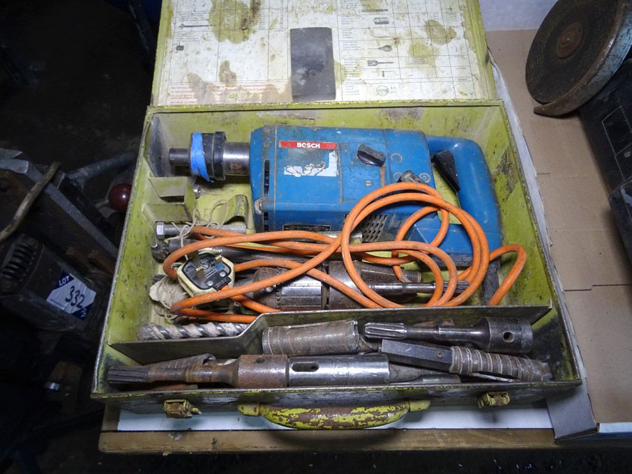 Bosch SDS electric hammer drill with equipment - L...