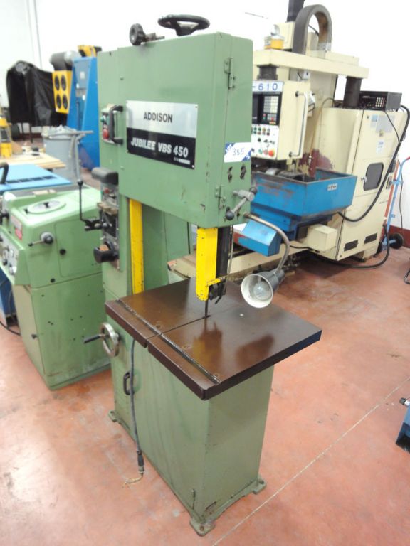 Addison Jubilee VBS450 vertical bandsaw, 450mm thr...