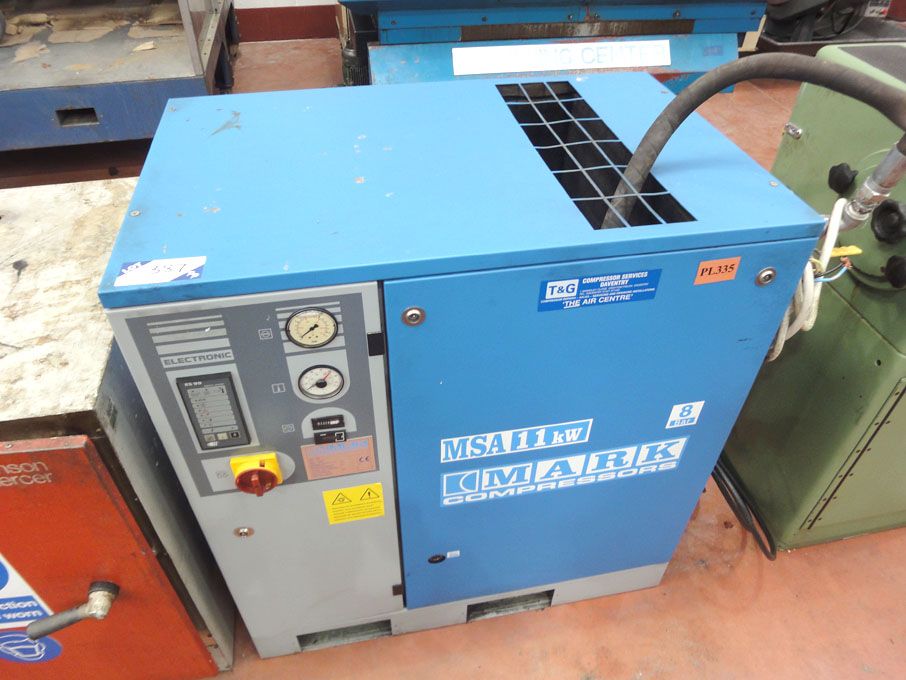 Mark MSA11KW rotary packaged compressor, 11kW, 15H...