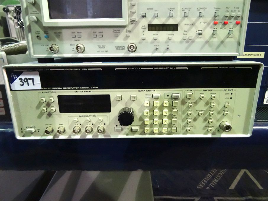 Gigatronics 7100 synthesized signal generator, 10M...