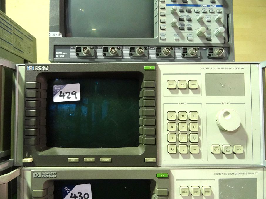 HP 70206A system graphics display - lot located at...