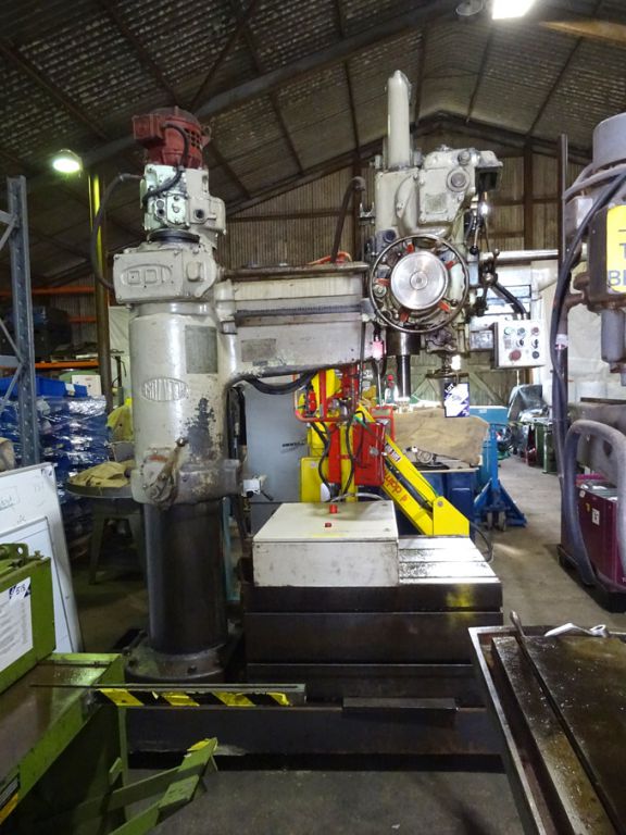 Asquith ODI 4'6" radial arm drill, 31-830rpm, 42x3...