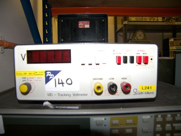 Gay Milano VID tracking voltmeter
