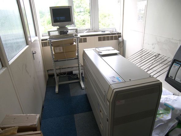 IMTEC 2710 electrostatic plotter / printer with Sa...