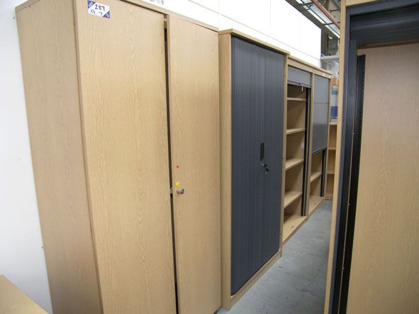2x twin door storage cupboards, 520x1000x2000mm &...