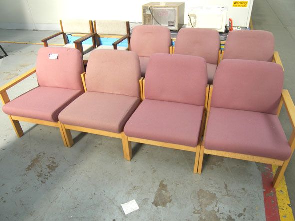Qty various upholstered chairs