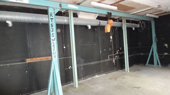 6m single girder gantry with Felco 250kg electric...