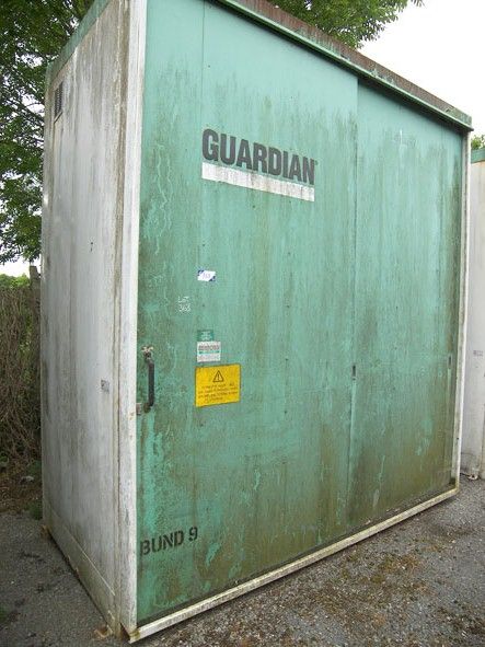 Guardian bunded oil store, 1600x3000x3300mm approx