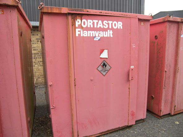 Portastor Flamvault storage containers, 1850x1850x...