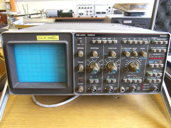 Philips PM3305 35MHz oscilloscope
