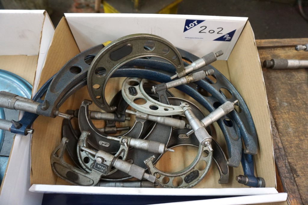 Qty Oxford, Kennedy micrometers to 8-12"