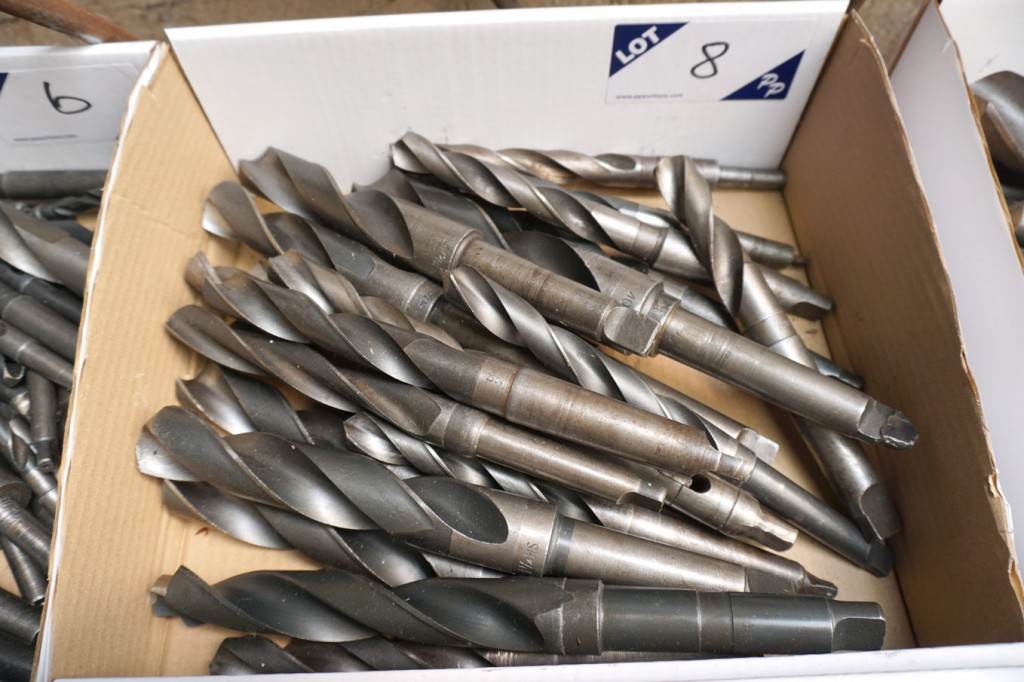 Qty HSS straight / taper shank twist drills to 40m...