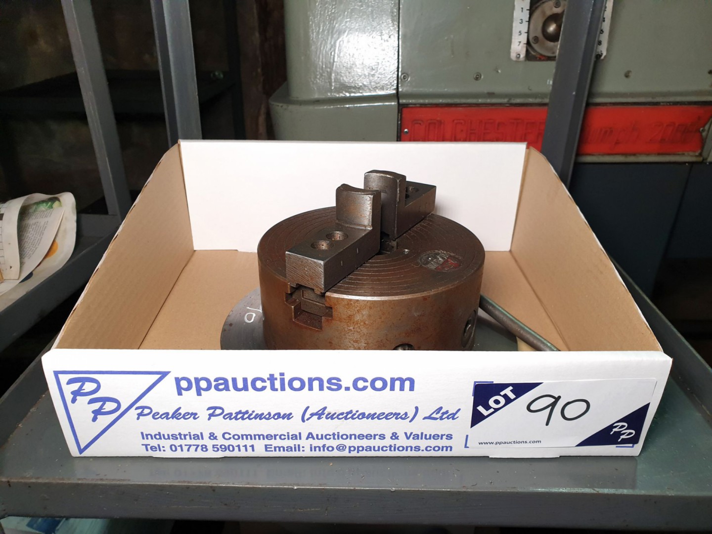 Pratt Burnerd 6.5" dia 2 jaw chuck