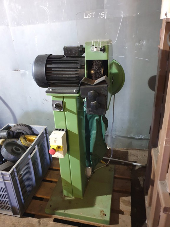 HM model 2P45 tube deburring machine, single wheel...