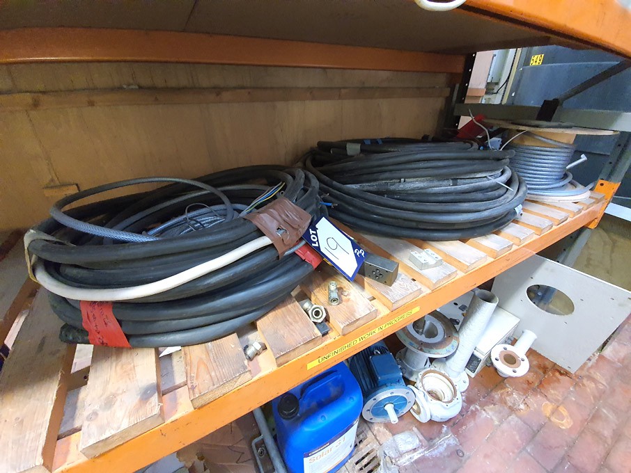 Qty various 3 phase SWA cable etc on shelf (some u...